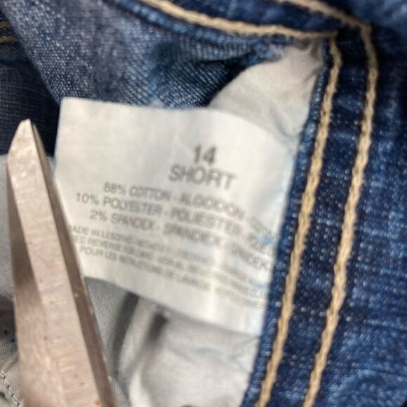 GLORIA VANDERBILT Women’s Jeans Size14P hand measures smaller Blue High Rise - Picture 7 of 13